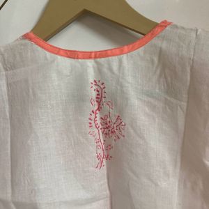 CHIKANKARI SHORT KURTI