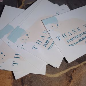 10 piece Of Thank You Card