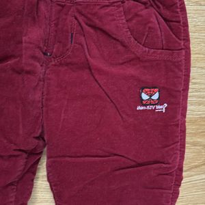 Warm Corduroy Pants For Kids