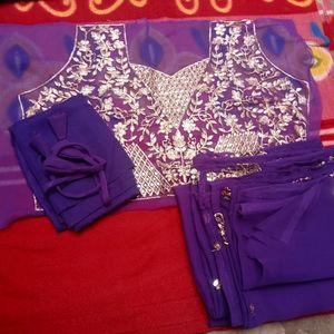 Heavy Embroidery Sequence Work Langha Choli