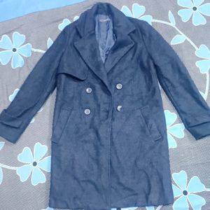 Navy Blue Long Coat