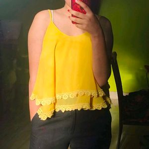 Yellow Cape Top