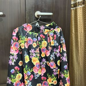 Flower Printed Long Skirt