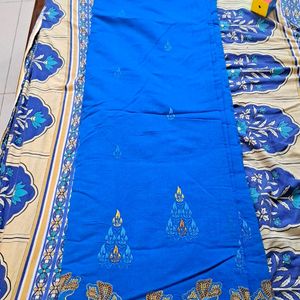 Cotton Saree Without Blouse