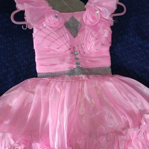 Cute Pink Dress For Girls