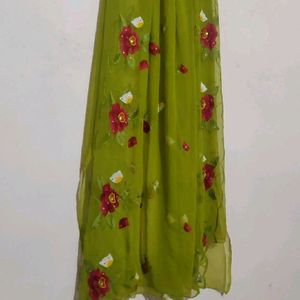 Henna Green Dupatta