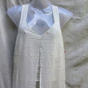 OFF WHITE SEXY KURTI TYPE