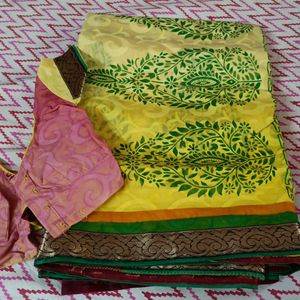 Takali Work Saree