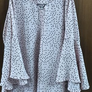 Baby Pink Polka Dots Top