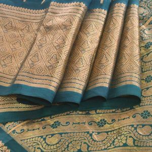 Sea green Silk Saree