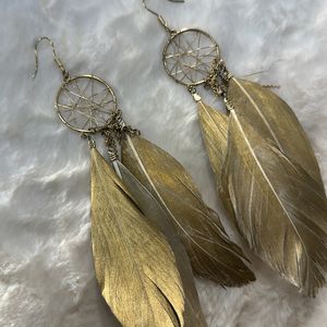 FUNKY FEATHER EARRINGS