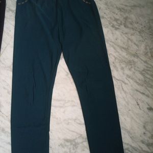 Combo Of 2 Polyester Soft Trouser Pant Set