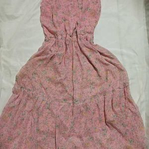 Light Pink Floral Cottage Core Dress