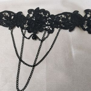 Unique Black Lace Choker