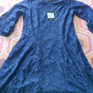 L BLUE PARTY DRESS