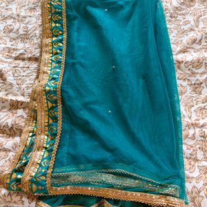 Green Lehenga With Dupatta