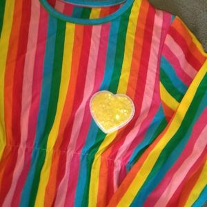 Rainbow 🌈 Dress For Kids