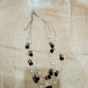 Multi-Stranded Beaded Necklace with Mixed Shapes