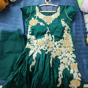 Bottle Green Gown