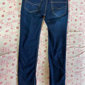 Navy blue skinny fit jeans