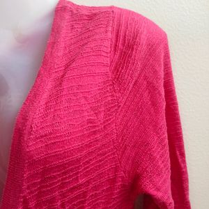 Rose Pink Long Shrug