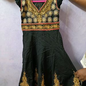 Black Anarkali Kurti Or Kurta