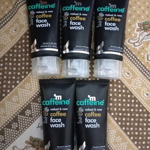 5 naked & raw coffee face wash