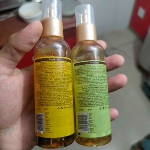 new unused hair oils  no dates visible