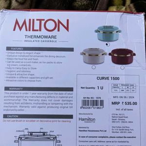 Milton Thermoware Insulated Casserole Curve 1500