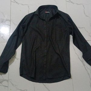 New Pure Black Full Sleeve Shirt | Never Used