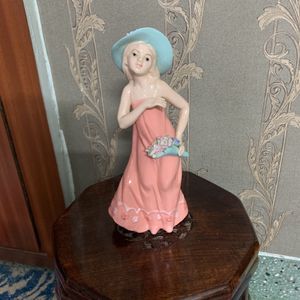 Porcelain Girl Statue