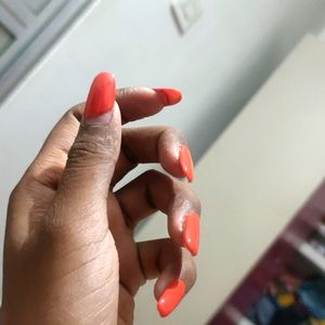 NaiL Extension Outflow itne organeesation 🍊🧡🧡🧡