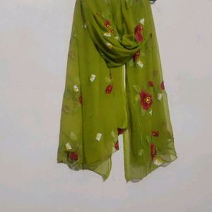 Henna Green Dupatta