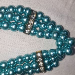 Blue Pearl Bracelet