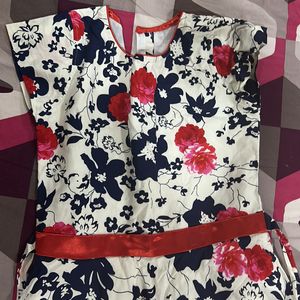 Pure Cotton Frock 32 No. For Girls