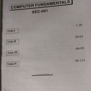 1st Year Series For Commerce Students