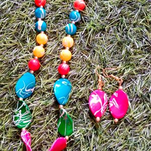 Boho Multi Colour Necklace