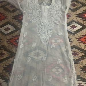 White Kurti