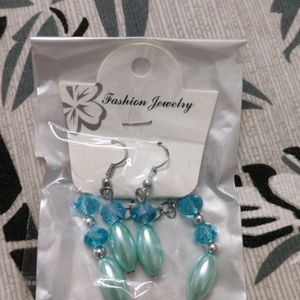 Beads Necklace With 2 Earings Set