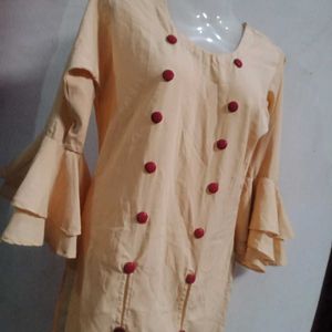 2 Combo Golden Kurti Set