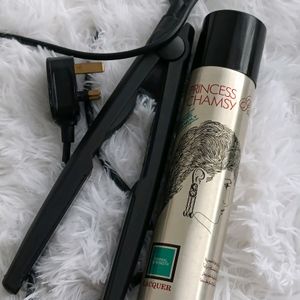 Straightener And Hair Spray Combo