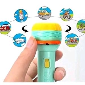 Mini Slide Projector Flashlight Torch Toy