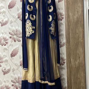 Heavy Embroidered Jacket Gown For Beautiful Girls.