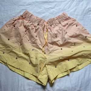 SANDROCotton Crystal-Embellished Shorts