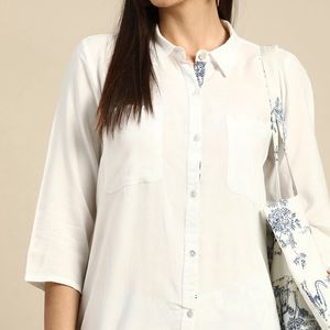 Anouk Pure Cotton Kurta With Pant For Women