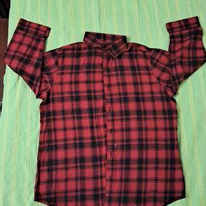 Women Black And Red Checkered Shirt