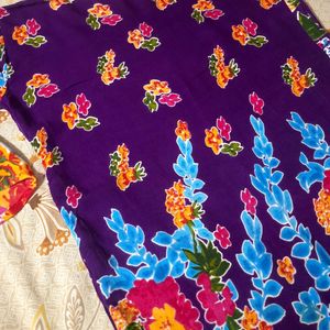 Women Beautiful Stylish Purple Kurti 💜 ✨️