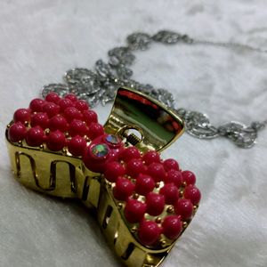 Combo Offer Necklace & Clutch