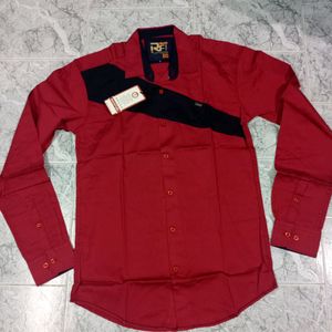 Red Color Men's Branded shirt From Rack Fuel