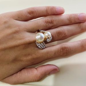 Rare Diamond Ring And Earring Combo